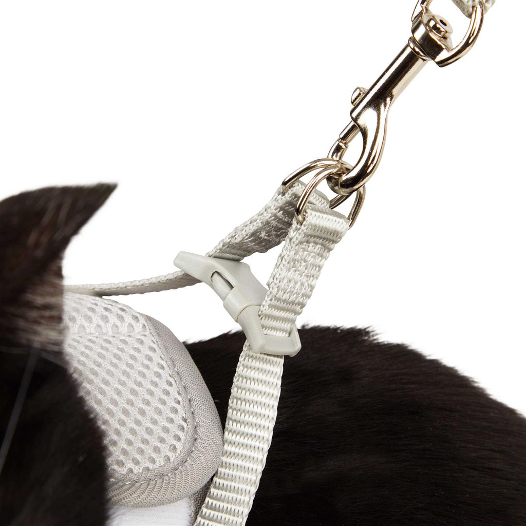 Mesh Safety Gray Cat Harness B5515