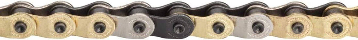 Gold Black Silver Chain J19926