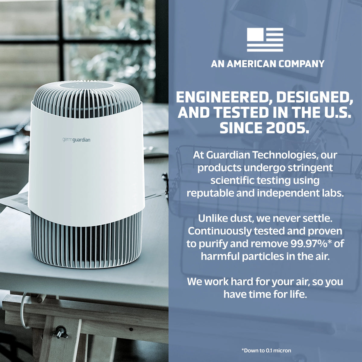 Air Purifier with HEPA Filter, UV-C, 1095 Sq. ft. Y885