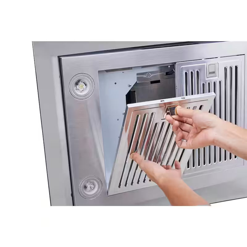 Stainless Steel Baffle Filter Range Hood A189692