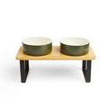 Elevated Double Diner Dog Bowl V925437