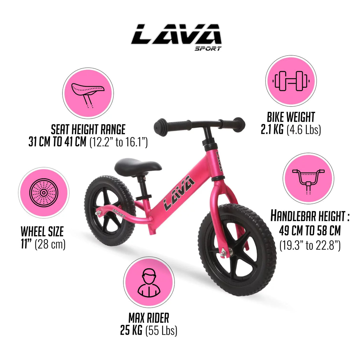 Lightweight Aluminium Toddler Balance Bike D5048