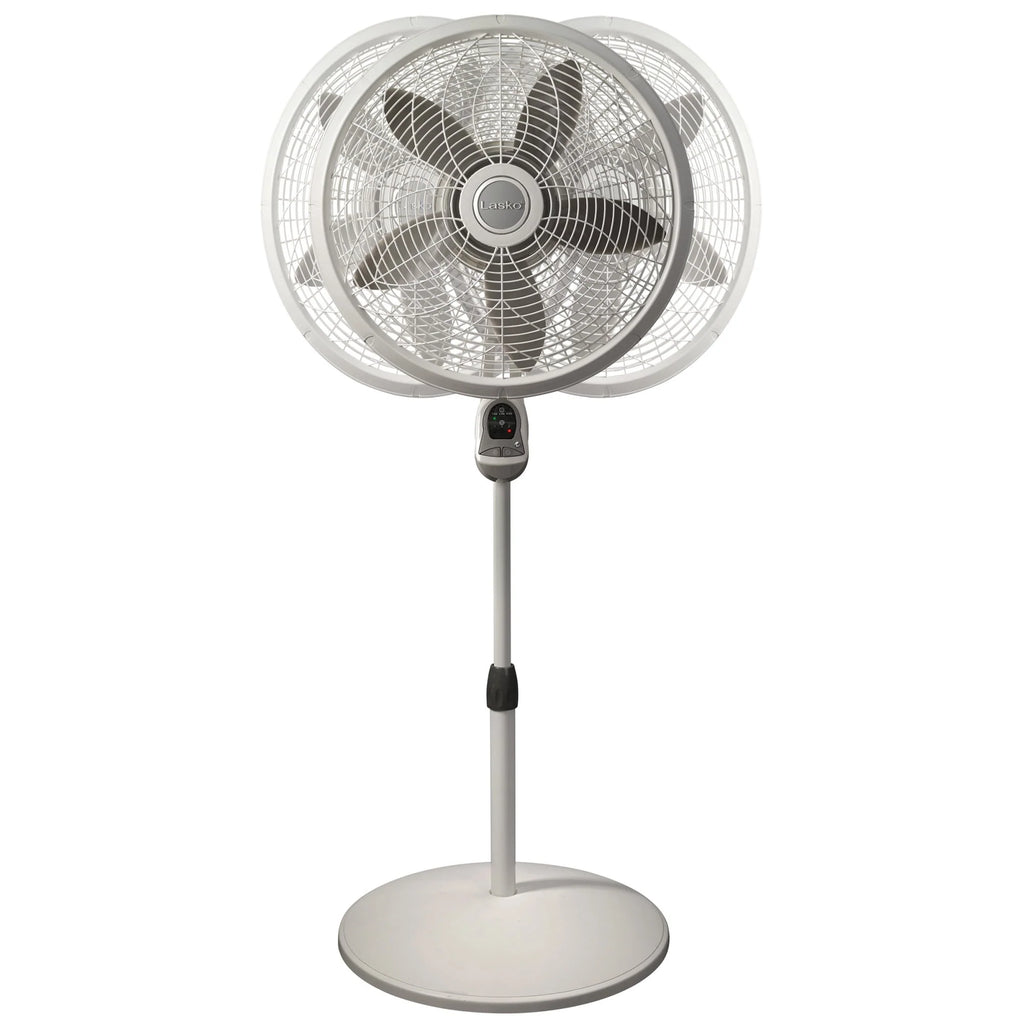 18 Oscillating Pedestal Fan with Remote, 3 Speeds, Black I298410
