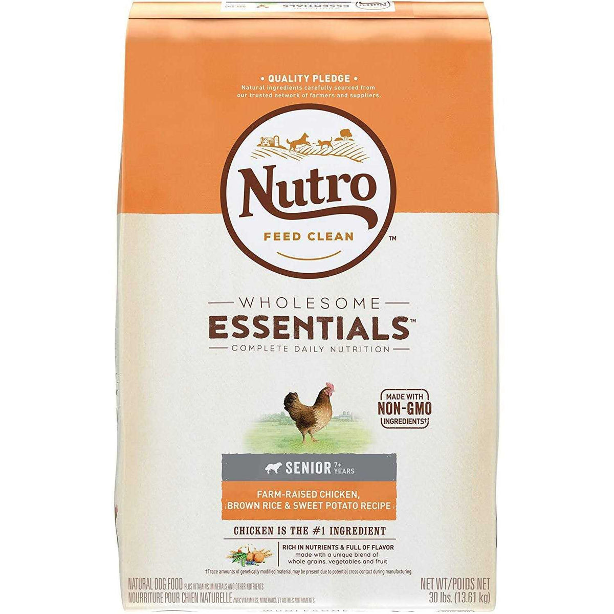 Chicken & Brown Rice Senior Dry Dog Food W7602