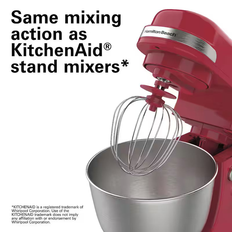 4 Quart 7-Speed Red Stand Mixer K351650