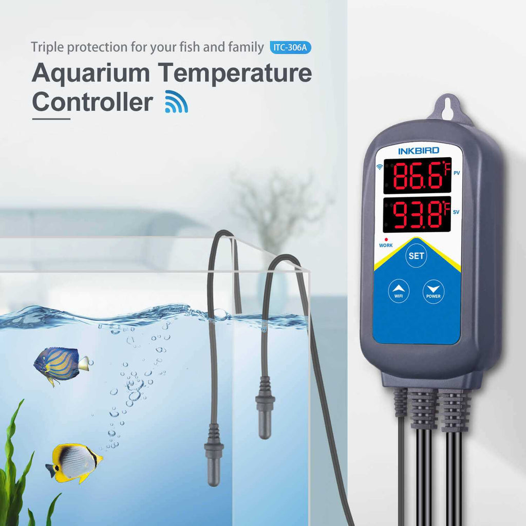 Wi-Fi Aquarium Thermostat Heater Temperature Controller L22508