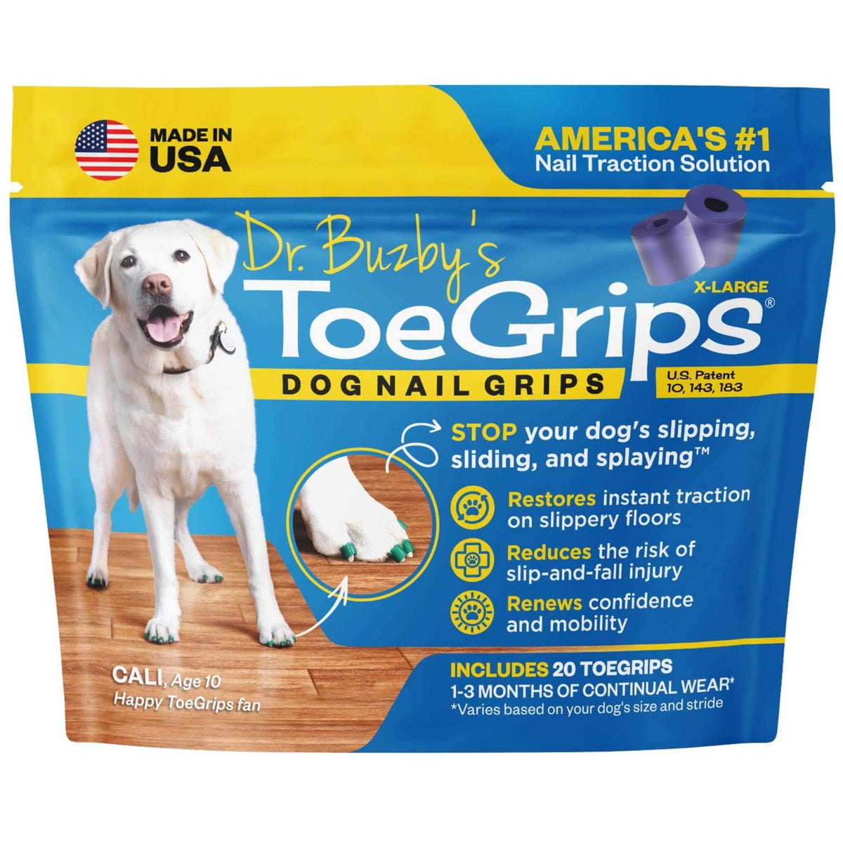 Large Dog Toe Grips for Traction L568