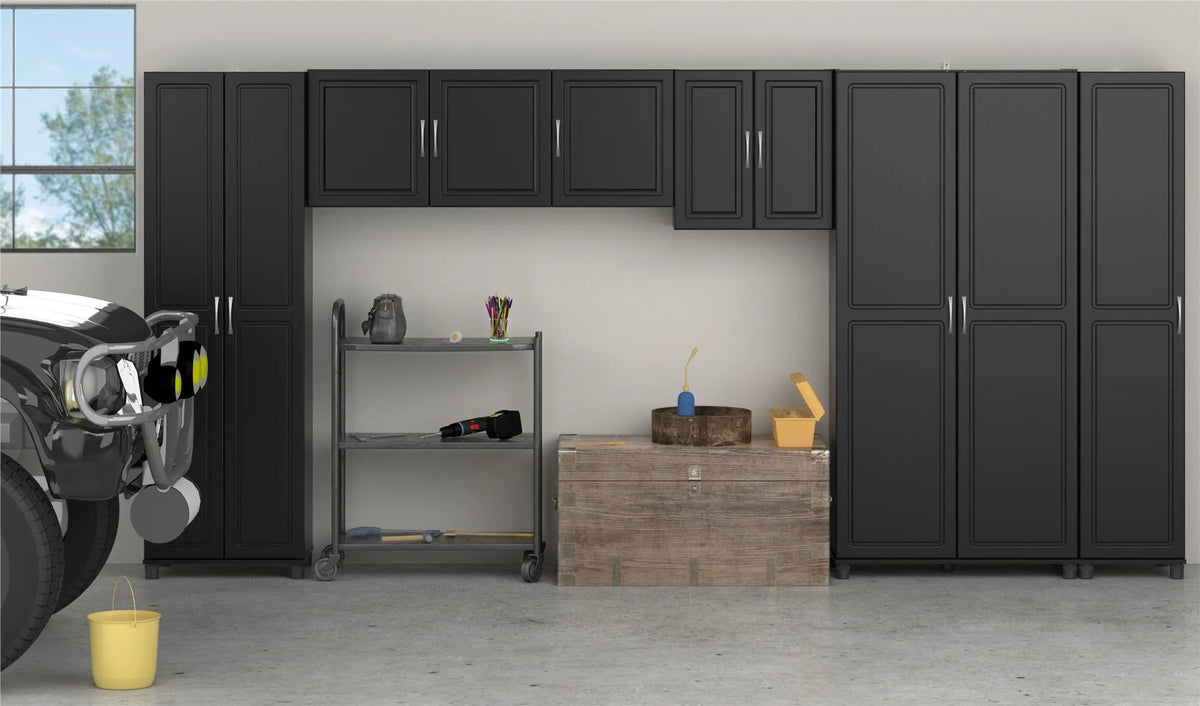 White Garage Storage Wall Cabinet N78885