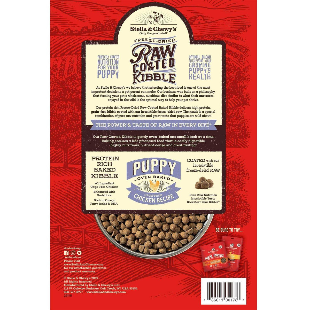 Puppy Raw Coated Kibble P31789