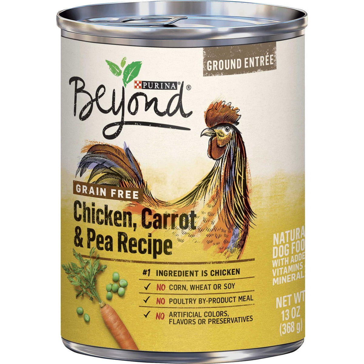 Chicken Carrot & Pea Canned Dog Food, 13-oz, 12 ct S442