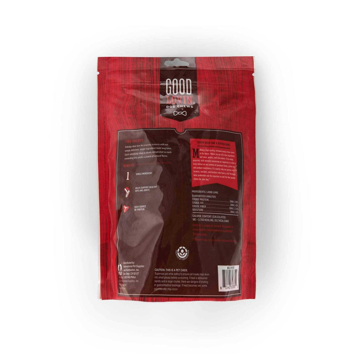 Lamb Lung Bites Dog Chews S819