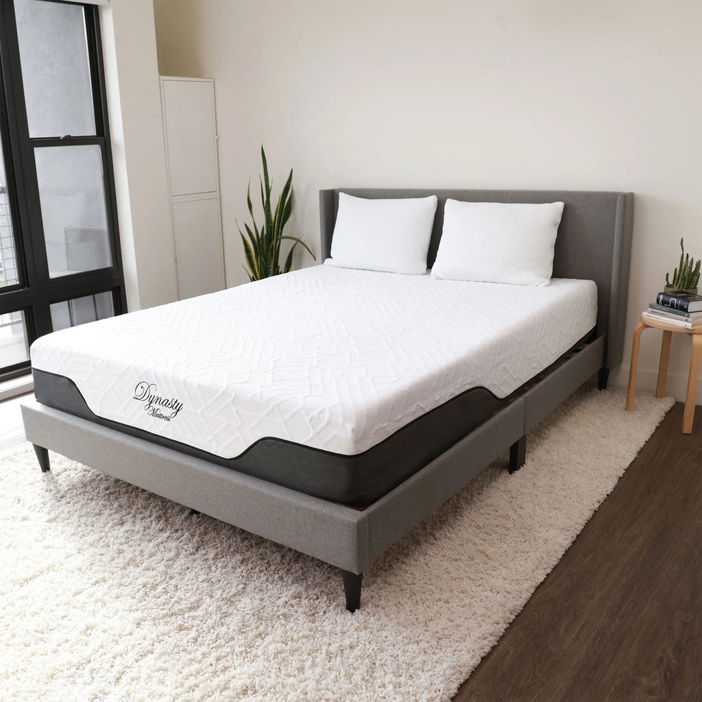 12 Inch Gel Infused Memory Foam Queen Size Mattress B747