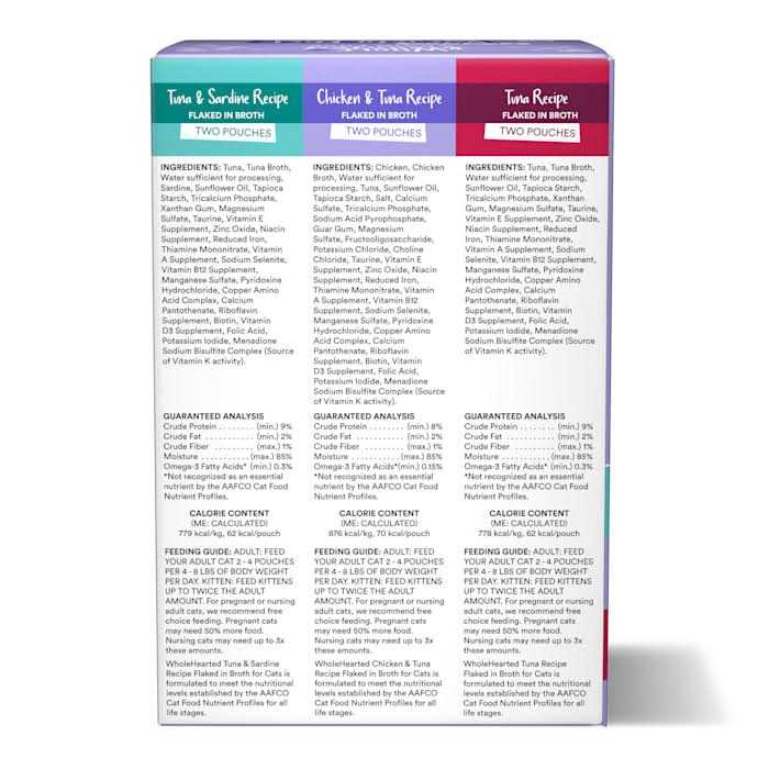 Grain Free Flaked Wet Cat Food Variety Pack B43175
