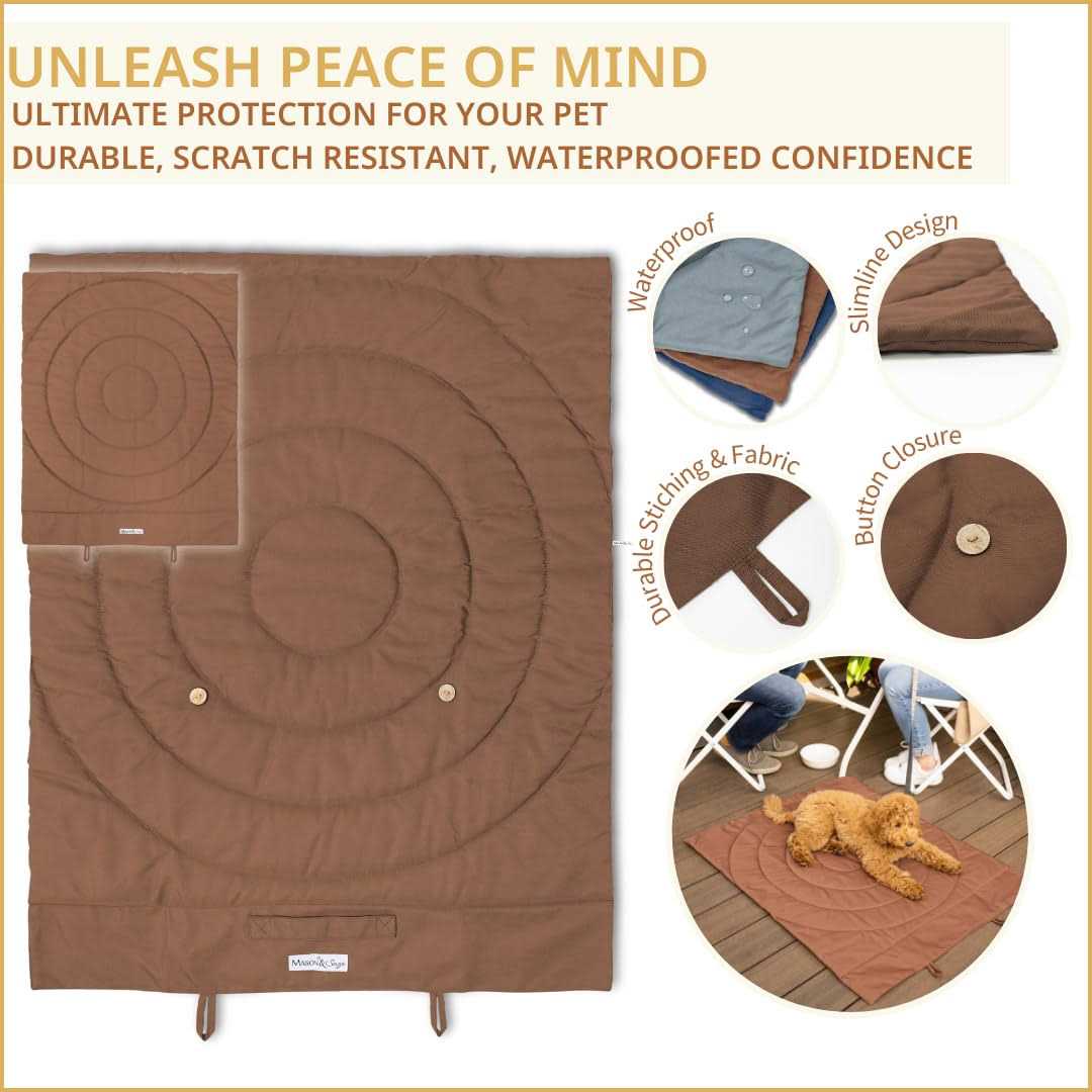 Portable Waterproof Foldable Pet Bed A2104