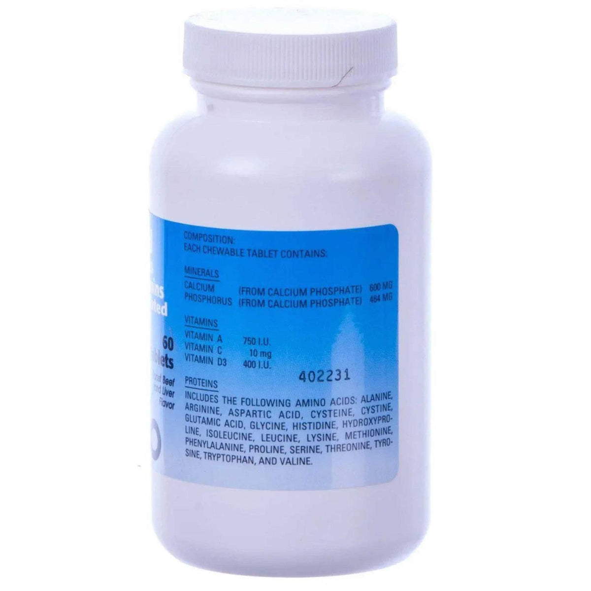 Chewable Vitamins for Dogs 180 Tablets O589438