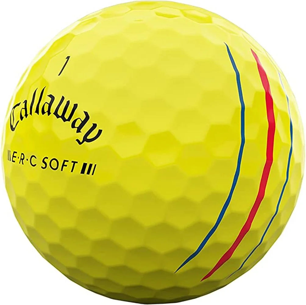 ERC Soft Triple Track Golf Ball White W609