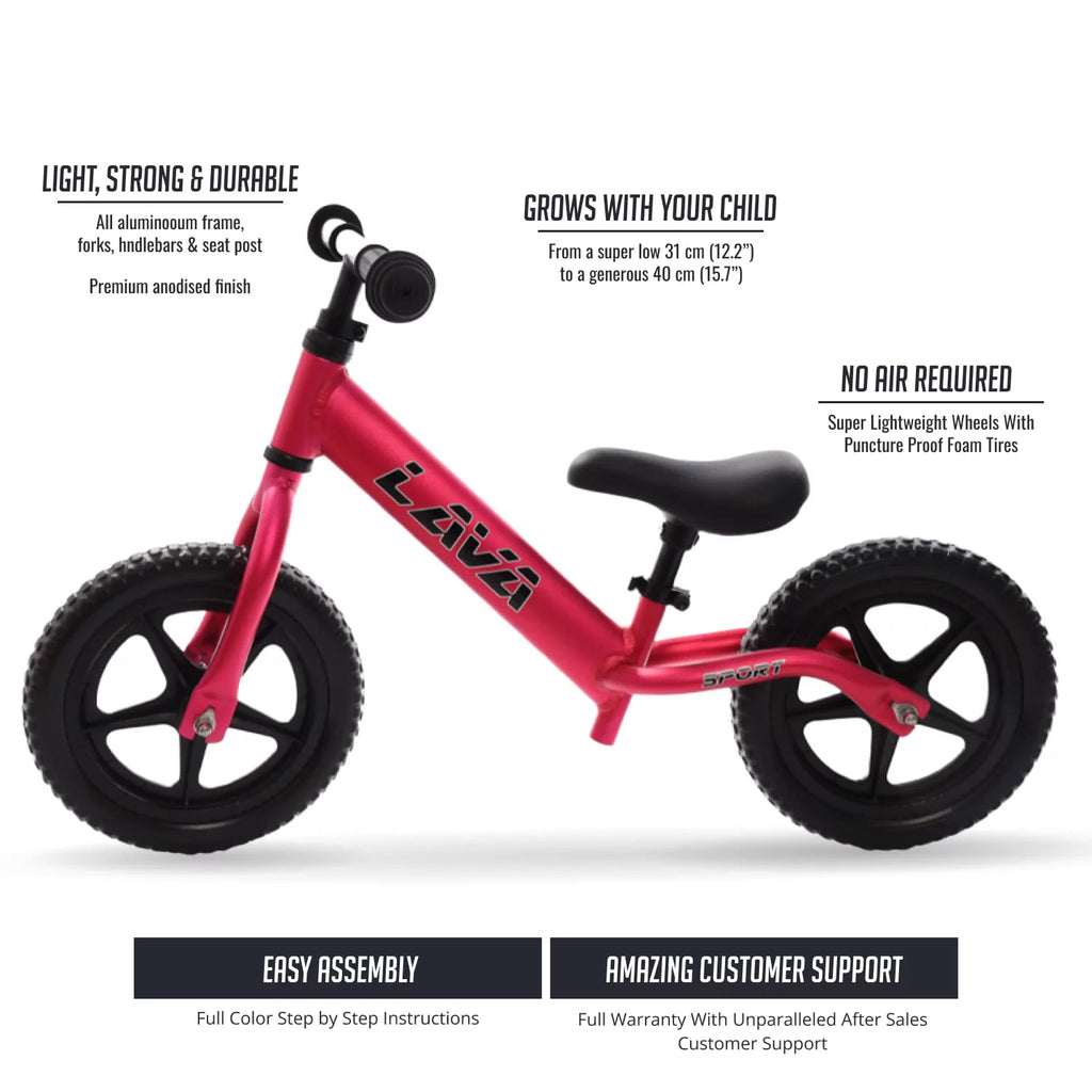Lightweight Aluminium Toddler Balance Bike D5048