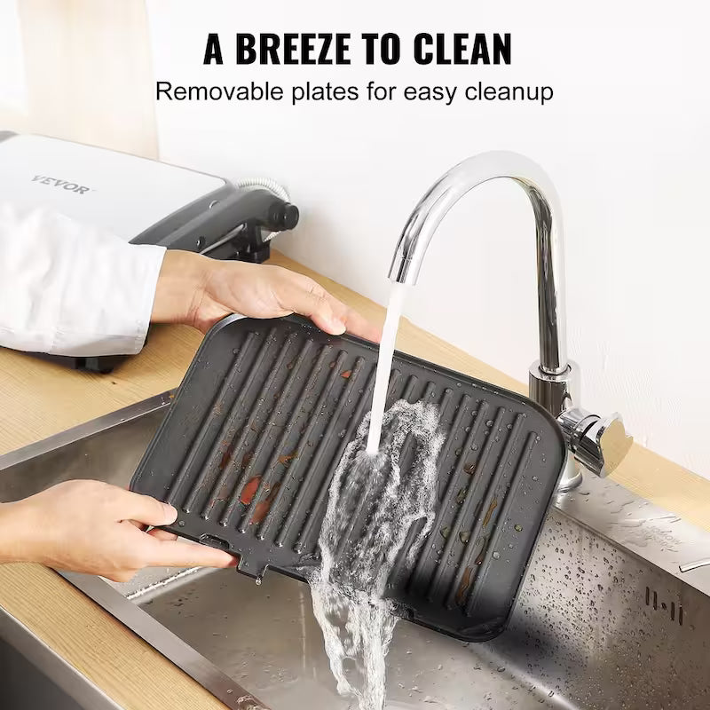 Commercial Electric Griddle 1800-Watt Stainless Steel Grill V558130