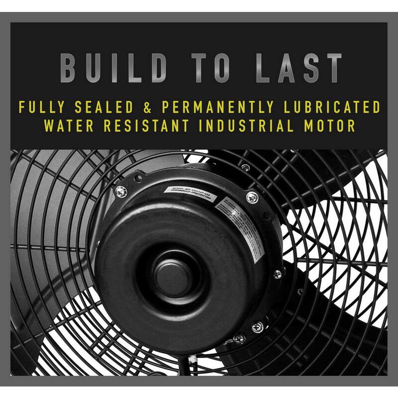14 in. 3 Speed Wall Mount Outdoor Waterproof Fan O58493