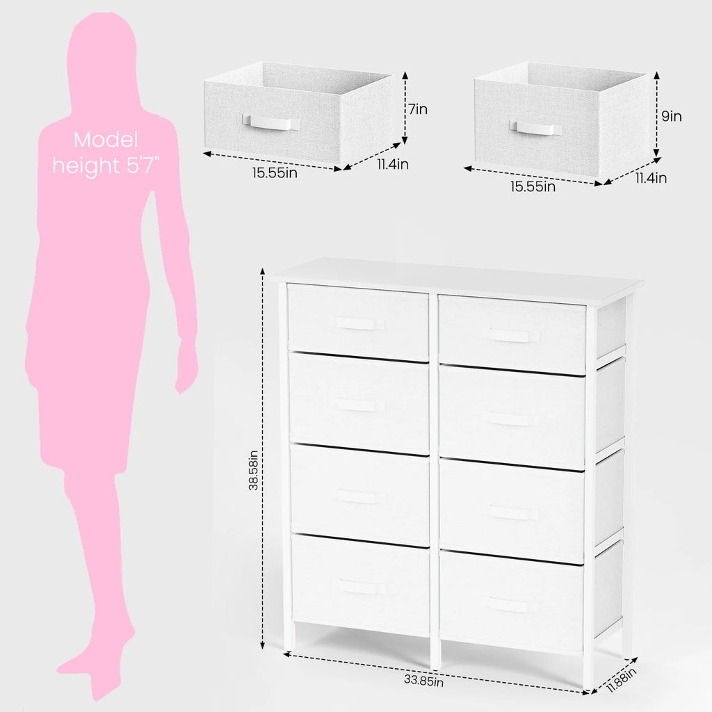 Gray 11 Drawer Chest of Drawers F96359