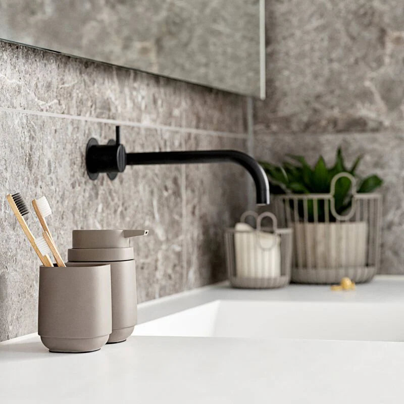 Toothbrush Mug Concrete G107699