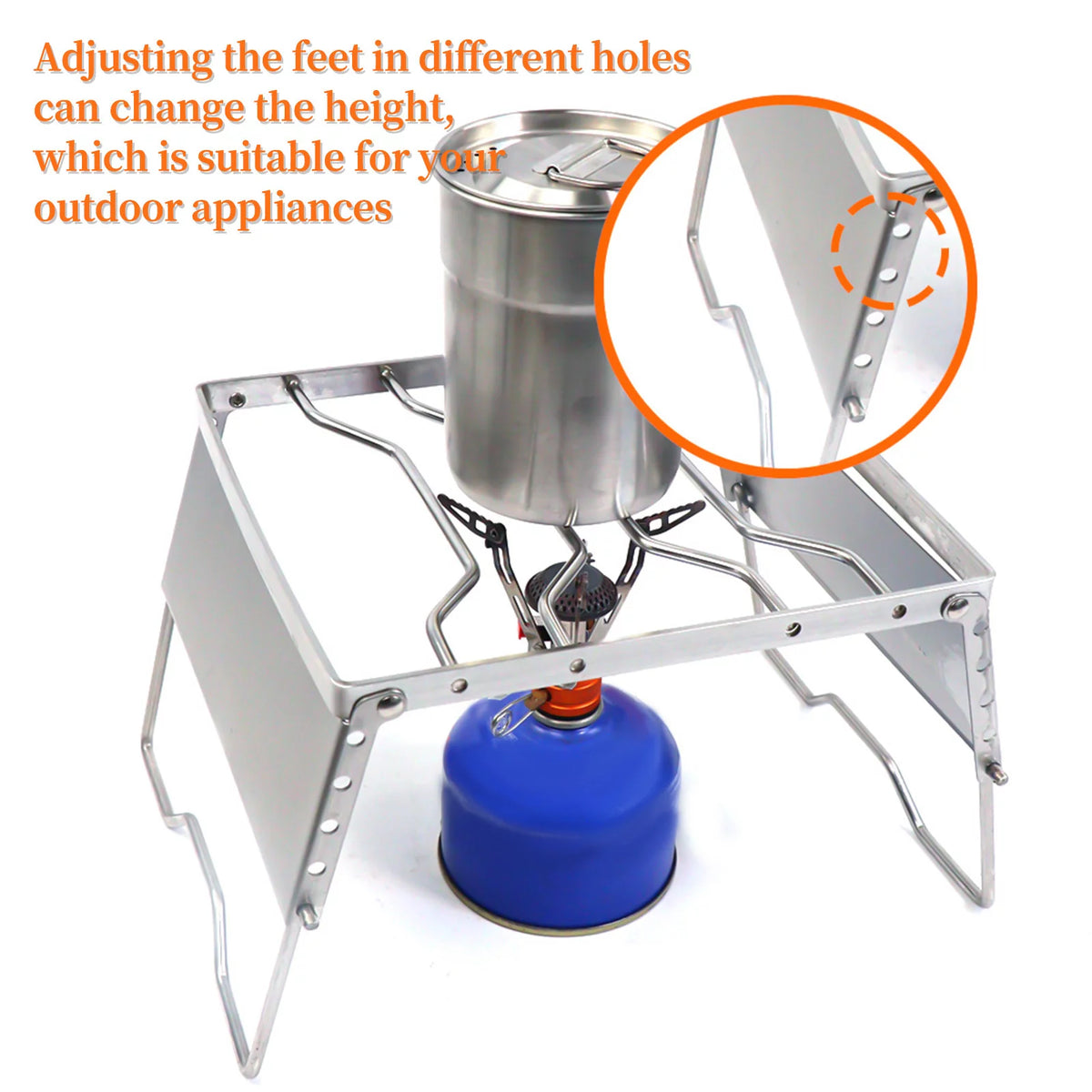 Folding Portable Charcoal BBQ Grill Stainless Steel Tabletop X6467