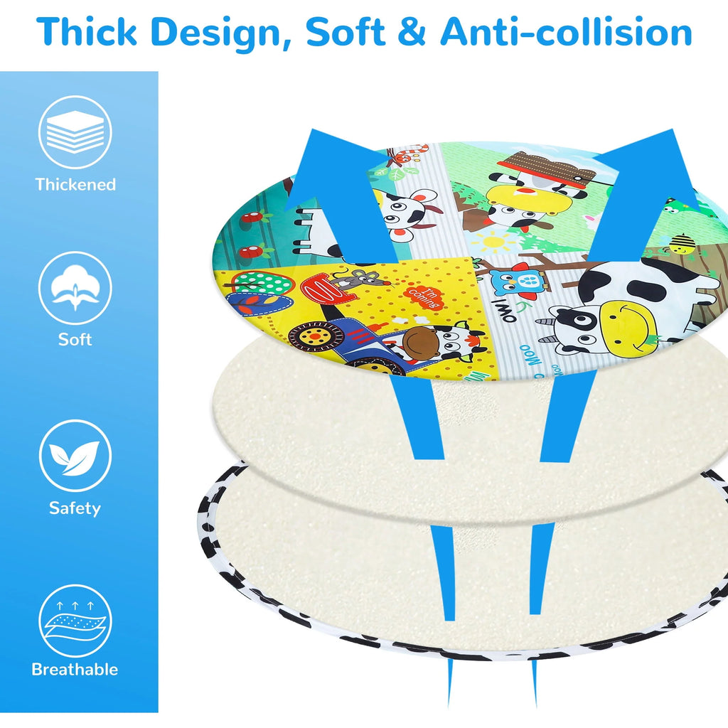 Baby Play Mat with 4 Hanging Toys 30 Balls V476638