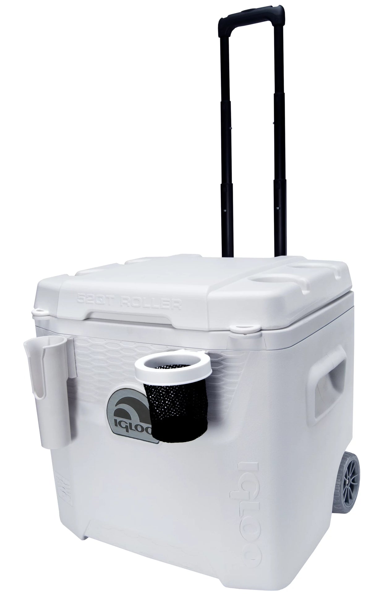 White 52 QT Wheeled Marine Ice Chest Cooler I88767