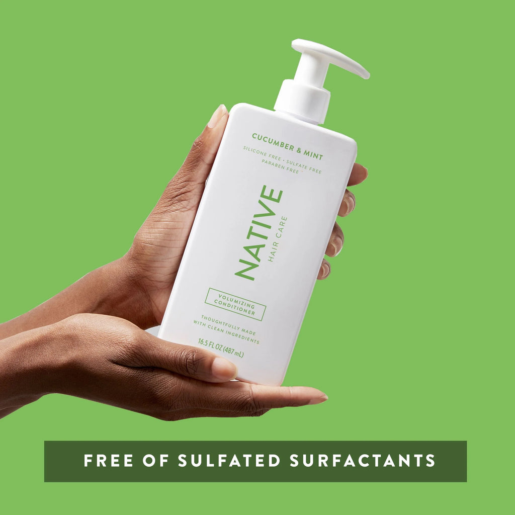 Volumizing Conditioner, Cucumber & Mint, Sulfate & Paraben Free, 16.5 oz T551