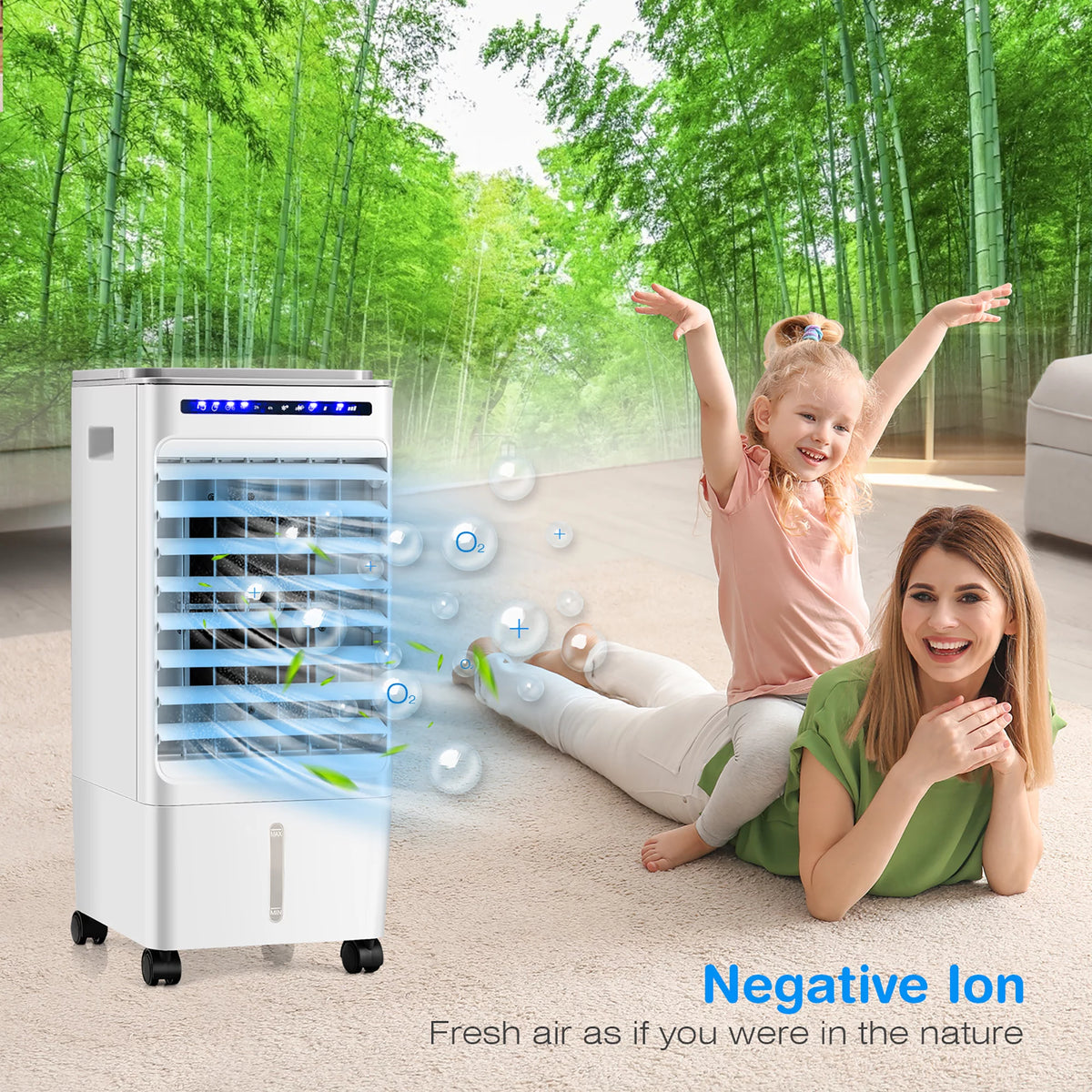 3-in-1 Evaporative Air Cooler Fan Humidifier T868197