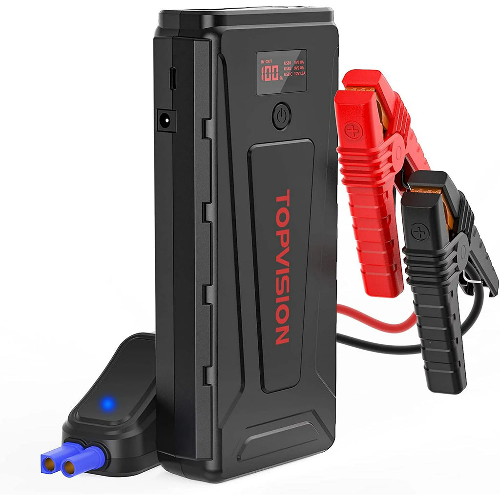 12V Car Jump Starter with Dual USB Quick Charge and DC Output G29174