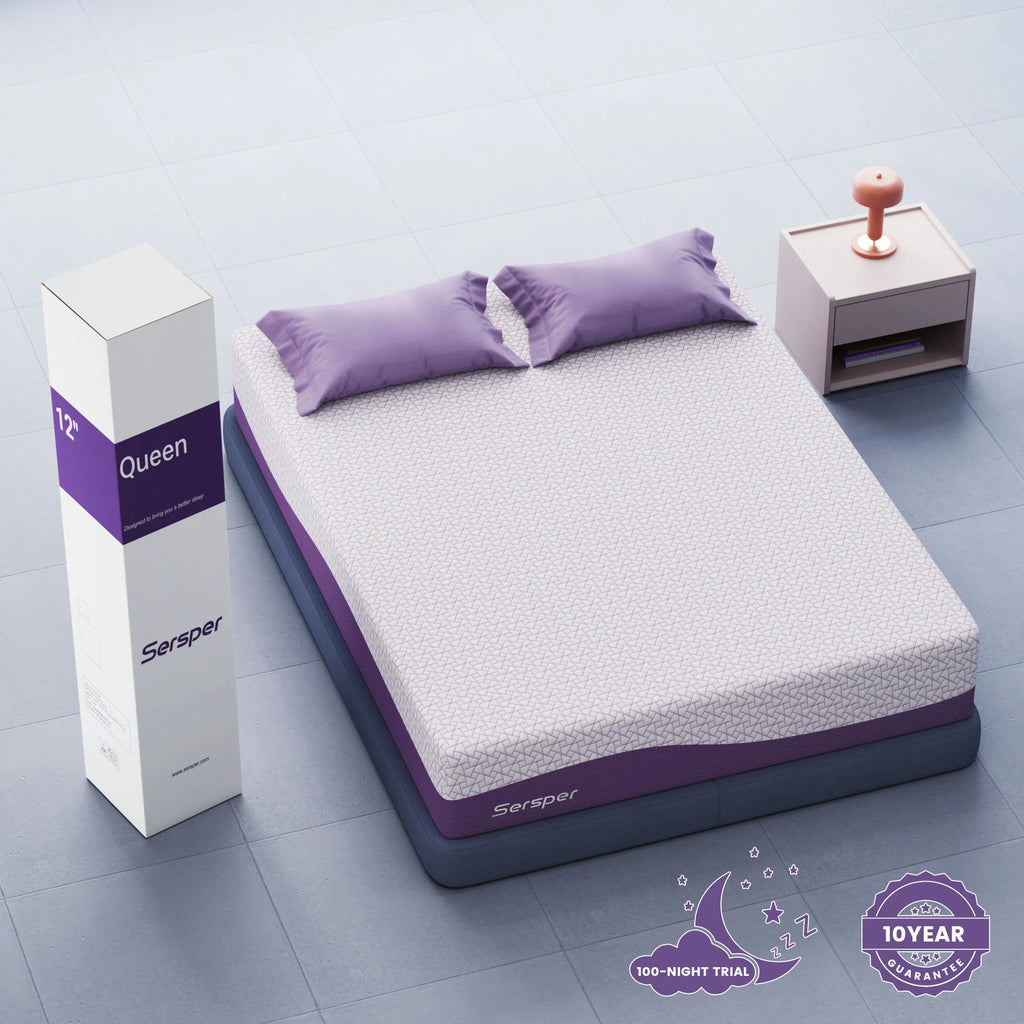 10 inch Cooling Gel Memory Foam Mattress Queen Y845560