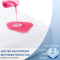100% Waterproof Microplush Fleece Queen Mattress Protector N24918