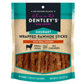 5 Wrapped Rawhide Sticks Dog Treats Chicken V944