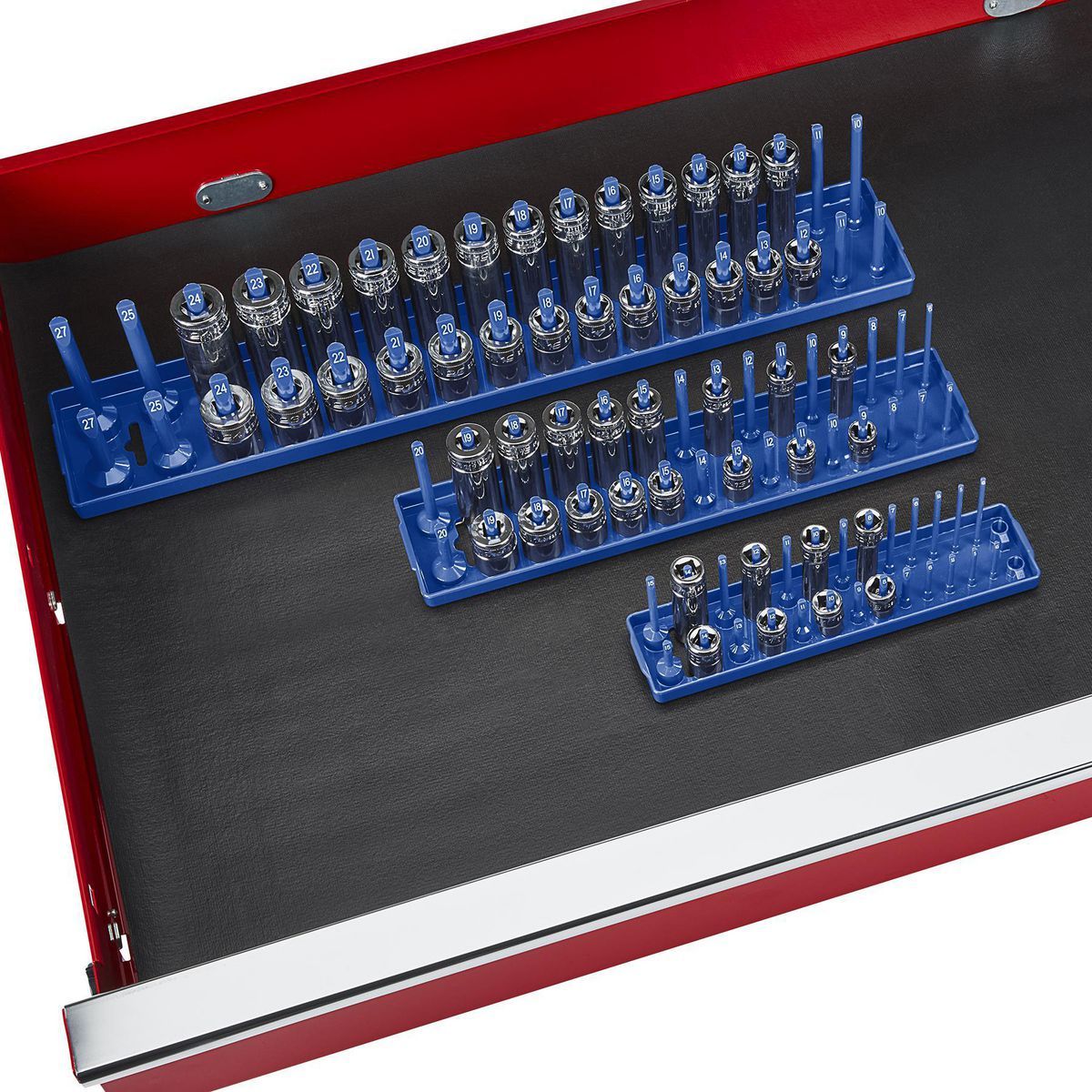 3 Piece Metric Socket Tray J898