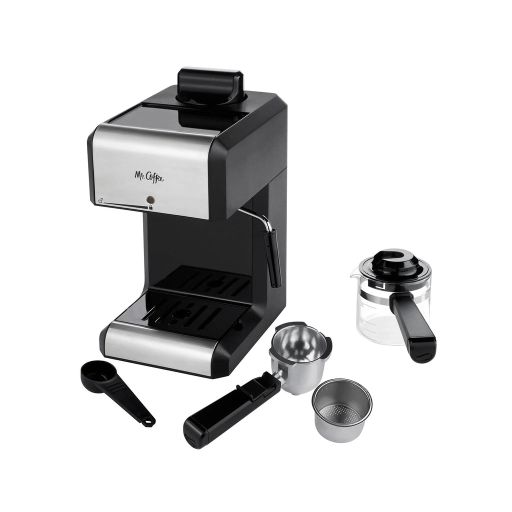Automatic Espresso and Cappuccino Machine, 20 oz, Silver O46304