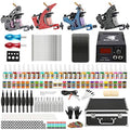 Complete Tattoo Kit 4 Machine Guns 54 Inks Power Supply Carry Case H869